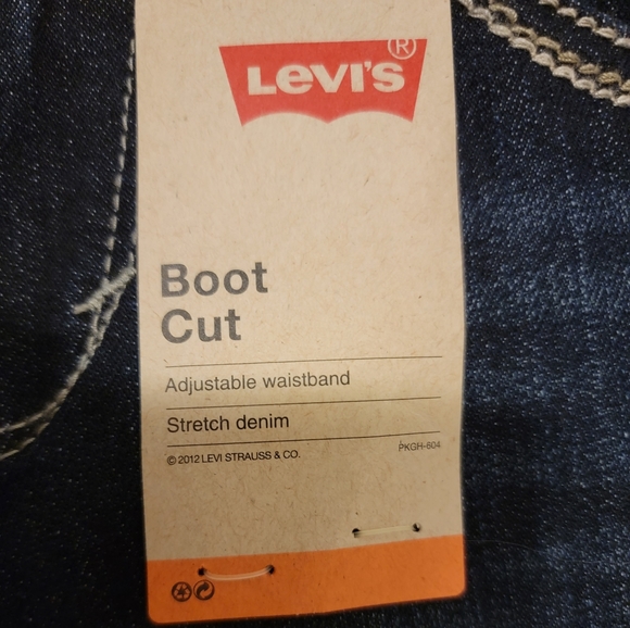 NWT Levi's Girl's 14 Slim Boot Cut Stretch Denim Jean - Picture 7 of 13